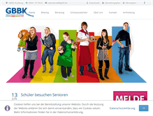 Tablet Screenshot of gbbk.de